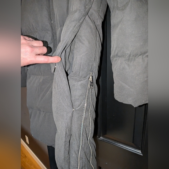 All Saints Ester Puffer Parka Coat - Picture 12 of 15